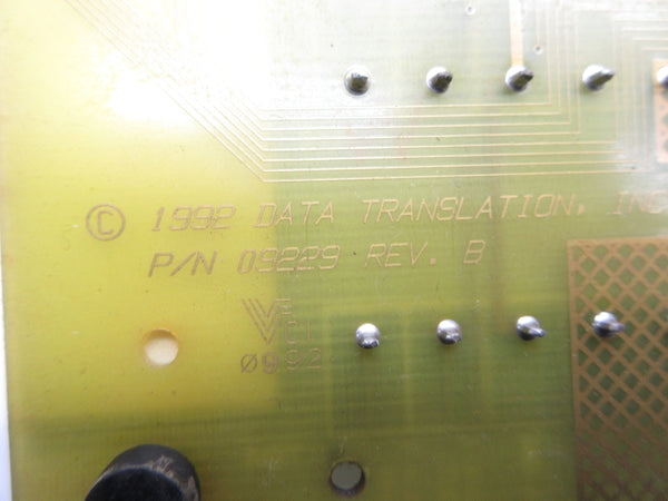 DATA TRANSLATION 09229 REV. B UNMP