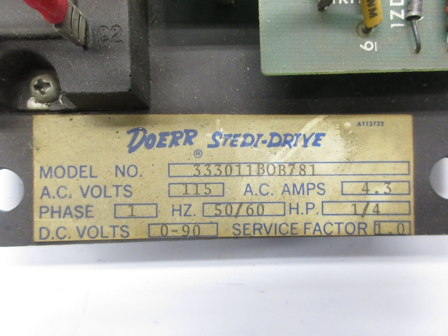 DOERR 333011BOB781 115VAC 4.3A UNMP