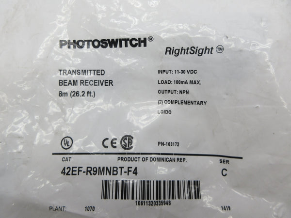 ALLEN BRADLEY 42EF-R9MNBT-F4 SER. C 11-30VDC NSMP