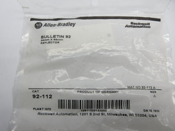 ALLEN BRADLEY 92-112 SER. A NSMP