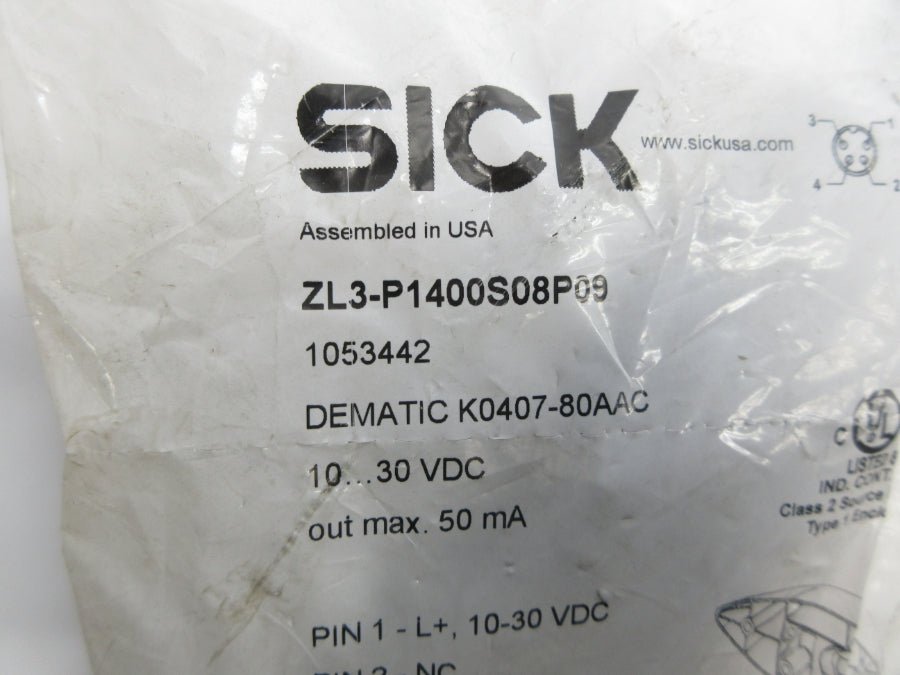 SICK ZL3-P1400S08P09 1053442 10-30VDC NSMP