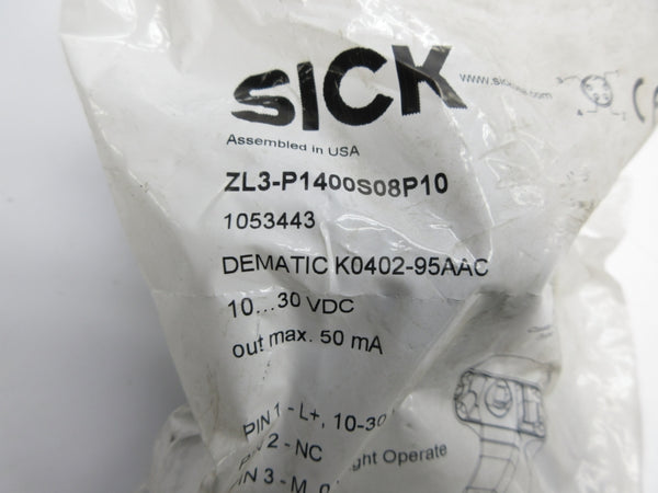 SICK ZL3-P1400S08P10 1053443 10-30VDC NSMP