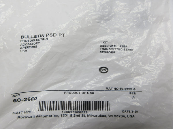 ALLEN BRADLEY 60-2660 SER. A NSMP