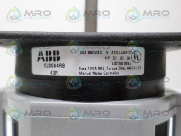 ABB OL80A4RB CAM SWITCH NSNP