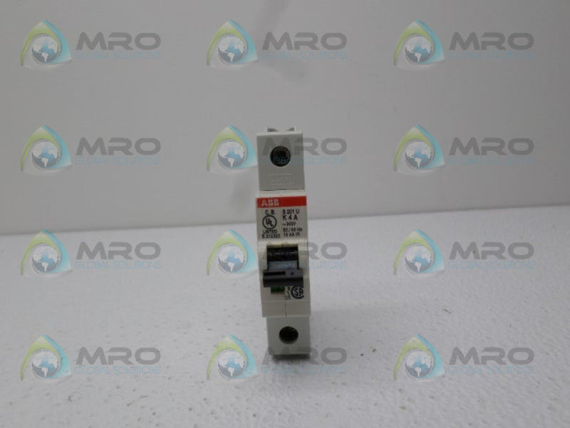 ABB S201U-K4 CIRCUIT BREAKER 4ANSNP