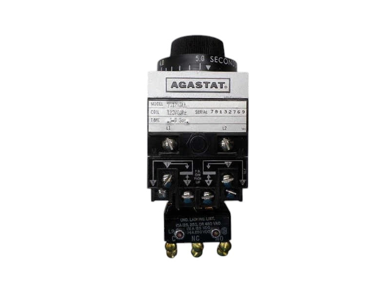 AGASTAT 7012ABLL TIMING RELAY 0.5-5 SEC. NSNP