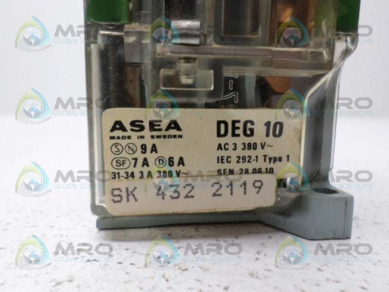 ABB SK4322119 DEG10 CONTACTOR UNMP
