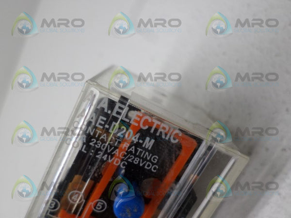AA ELECTRIC AAE-D204-M RELAY 24VDC UNMP