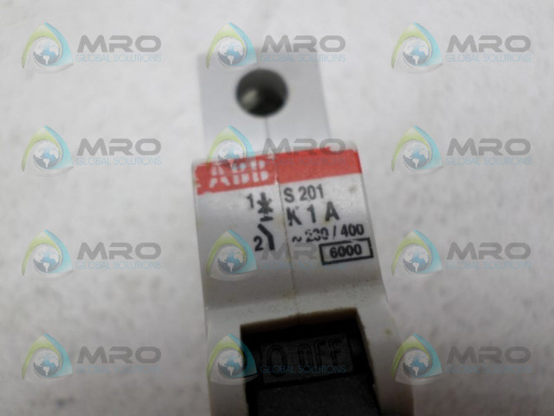 ABB S201-K1 CIRCUIT BREAKER 1A UNMP