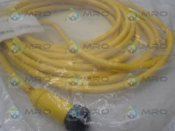 PEPPERL+FUCHS V12-G-YE5M-PVC-ABG CABLE CONNECTOR NSMP