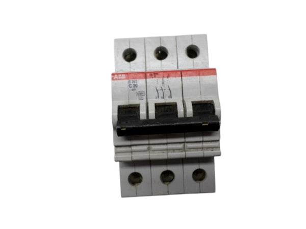 ABB S263-C20 CIRCUIT BREAKER 20A UNMP