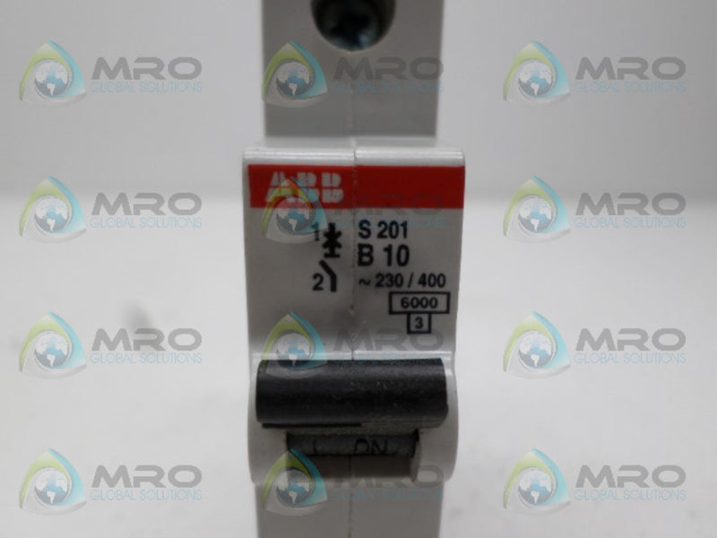 ABB S201-B10 CIRCUIT BREAKER 10A NSNP