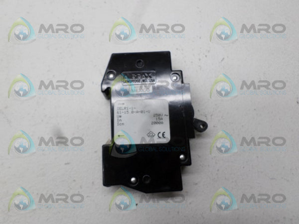 AIRPAX IELR1-1-61-15.0-A-01-V CIRCUIT BREAKER 15A NSNP