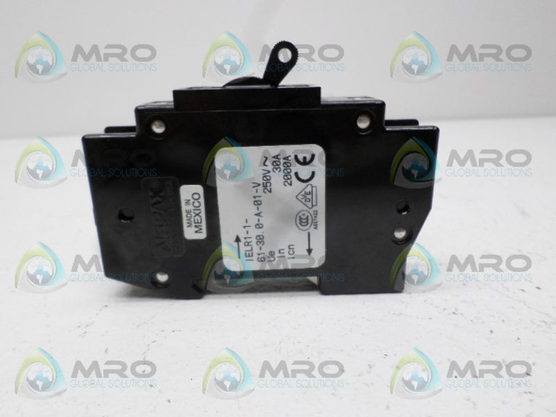 AIRPAX IELR1-1-61-30.0-A-01-V CIRCUIT BREAKER 30A NSNP