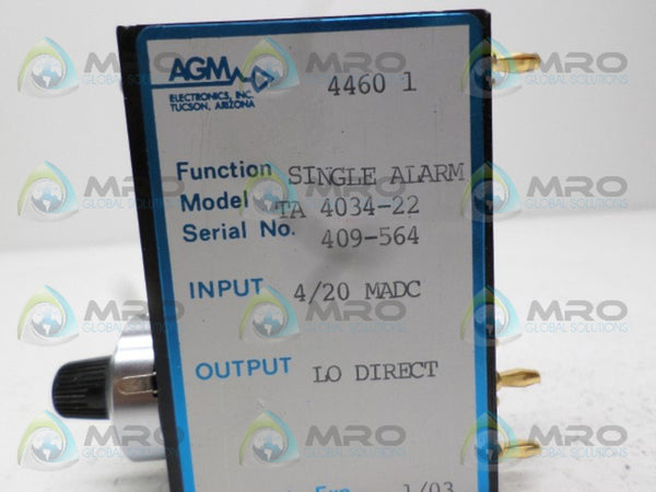 AGM TA4034-22 ALARM CONTROLLER NSNP