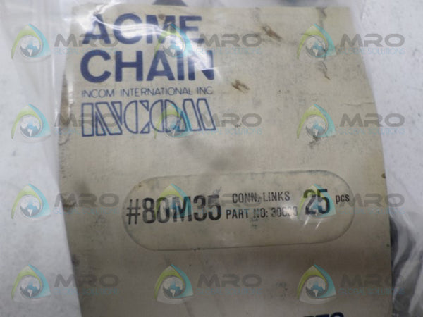 ACME INCOM 80M35 30838 CHAIN LINKS NSNP