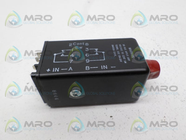 AIR-O-TRONICS TIM-7360A5A SOLID STATE TIMER .1-360 SEC. UNMP