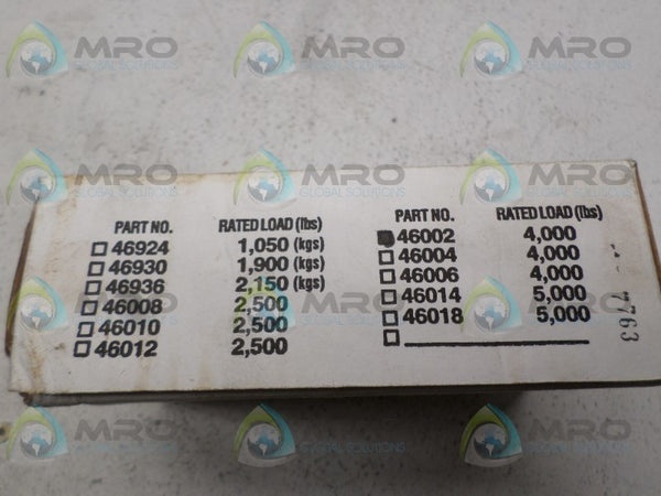 ACTEK 46002 SAFETY SWIVEL HOIST RING NSMP