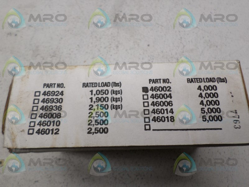 ACTEK 46002 SAFETY SWIVEL HOIST RING NSMP