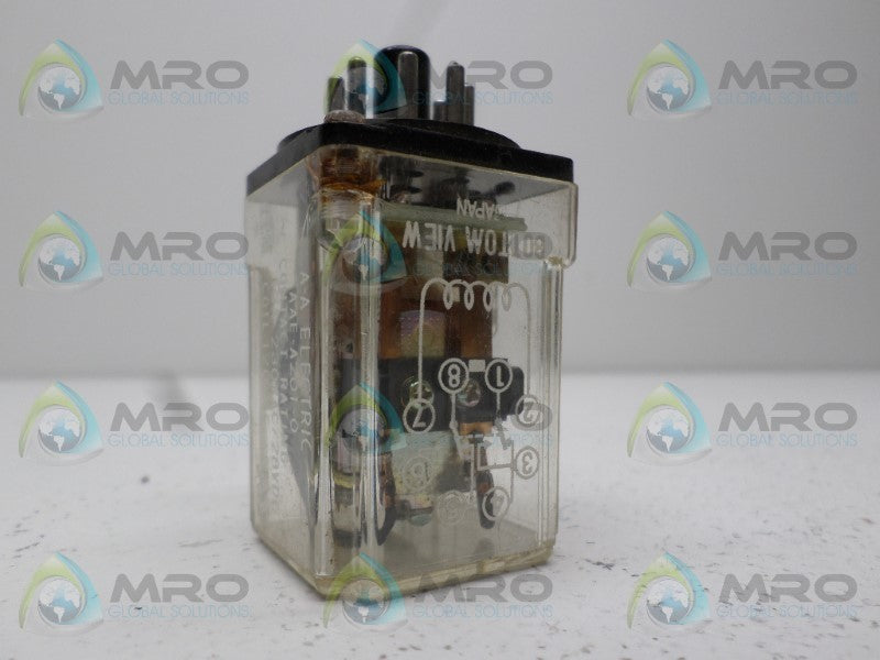 A-A ELECTRIC AAE-A201-0 RELAY 120VAC UNMP