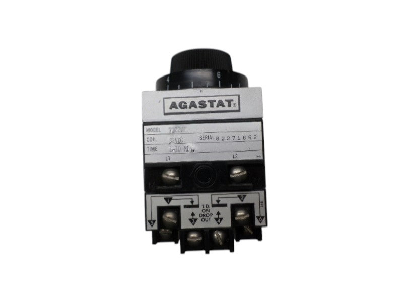 AGASTAT 7022VF TIME DELAY RELAY 1-10 MIN. NSNP