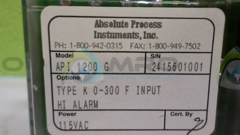 ABSOULTE INC. API-1200-G RELAY NSNP