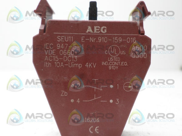AEG SEU11 CONTACT BLOCK UNMP