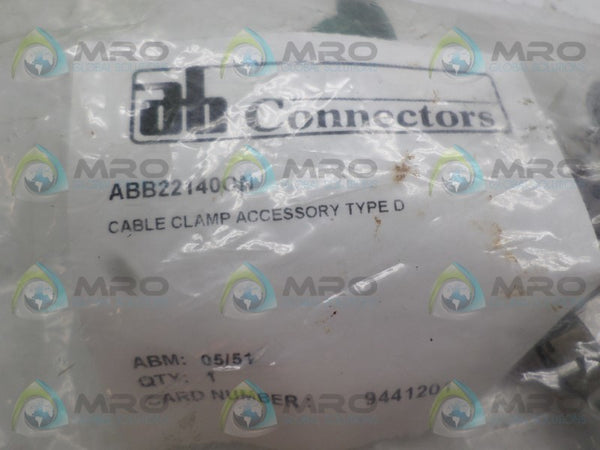 AB CONNECTORS ABB22140CN CABLE CLAMP NSMP