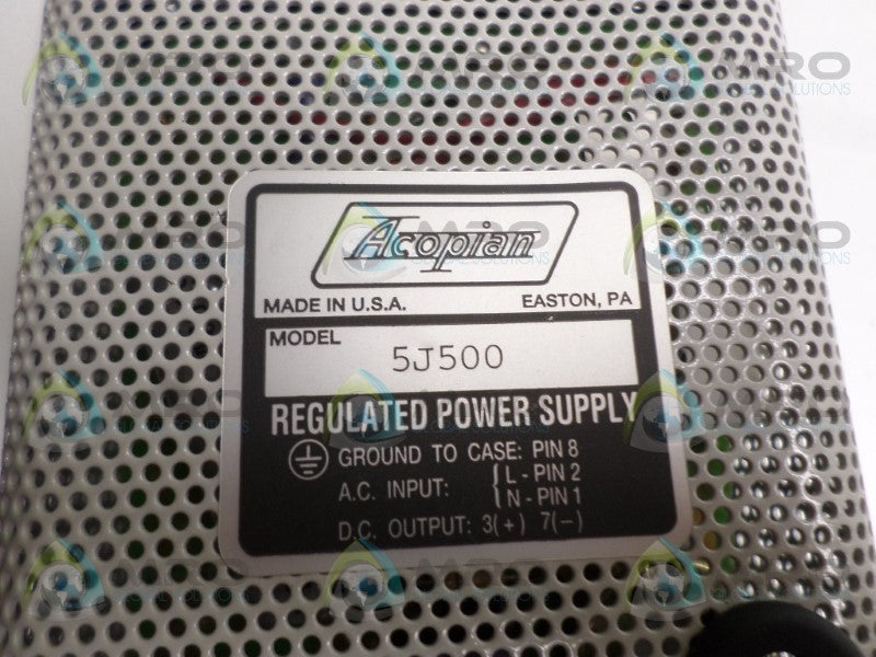 ACOPIAN 5J500 POWER SUPPLY  NSNP