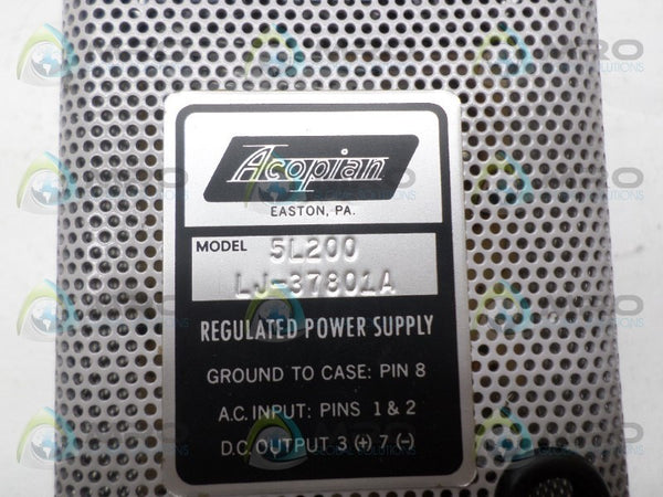 ACOPIAN 5L200 POWER SUPPLY  NSNP