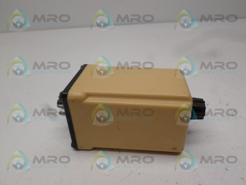 AGASTAT SSC12ABA TIMING RELAY .5-15 SEC. 120VAC  UNMP