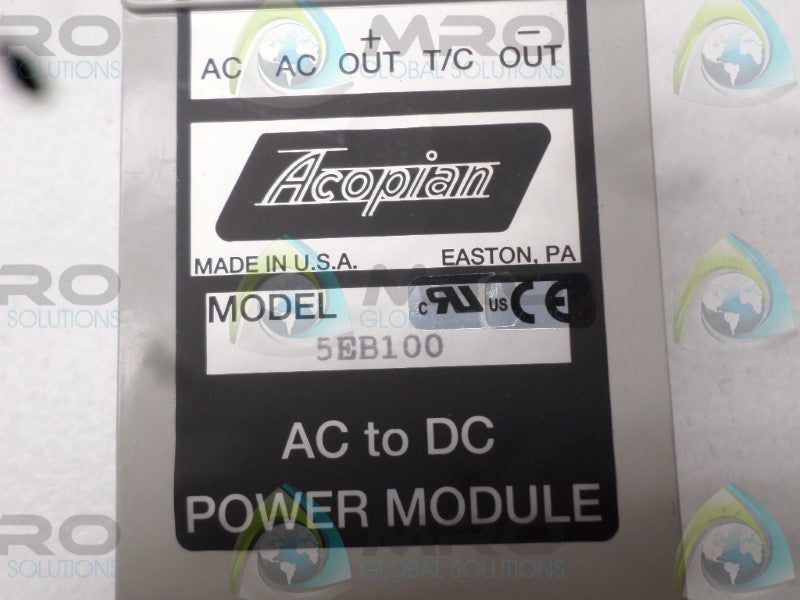 ACOPIAN 5EB100  NSNP