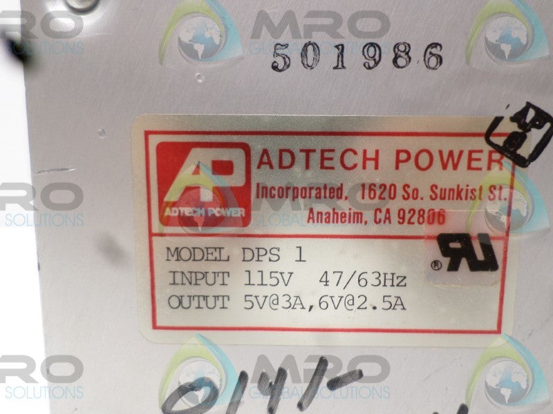 ADTECH POWER DPS1 POWER SUPPLY  UNMP