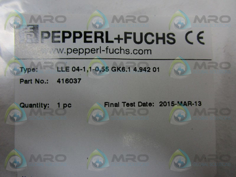 PEPPERL+FUCHS LLE04-1,1-0,55GK6.14.94201 CABLE  NSMP
