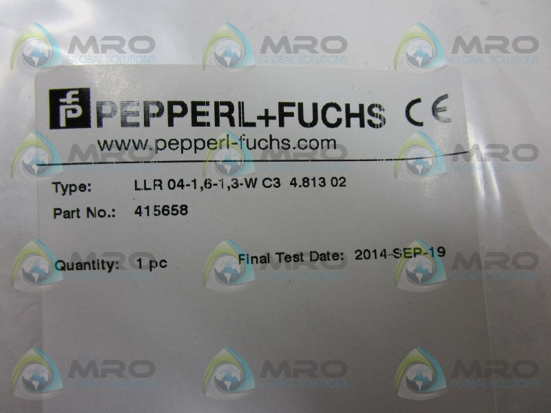 PEPPERL+FUCHS LLLR04-1,6-1,3-WC34.81302 CABLE  NSMP