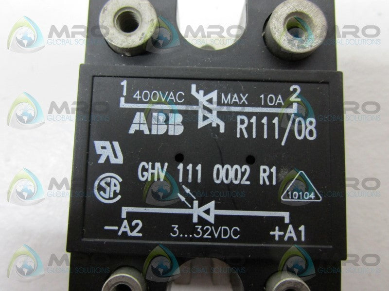 ABB GHV1110002R1 SOLID STATE RELAY  NSNP