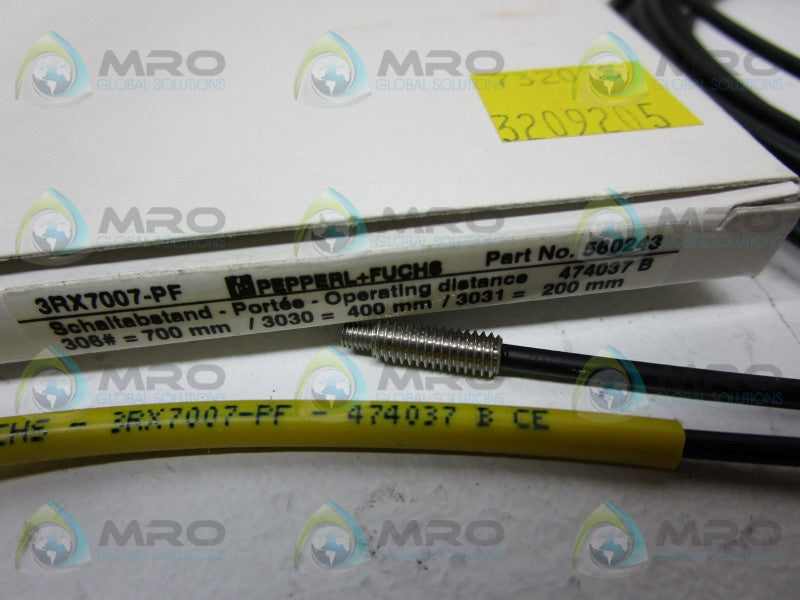 PEPPERL+FUCHS 3RX7007-PF 560243 FIBER OPTIC CABLE  NSMP