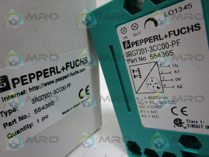 PEPPERL+FUCHS 3RG7201-3CC00-PF 554365 PHOTOELECTRIC SENSOR  NSMP