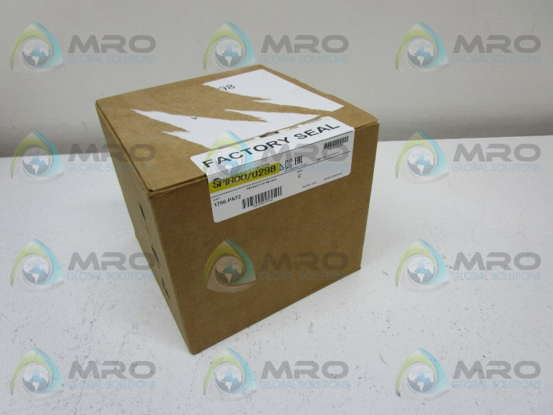 ALLEN BRADLEY 1756-PA72 SER. C DATE: 2016  NSFS