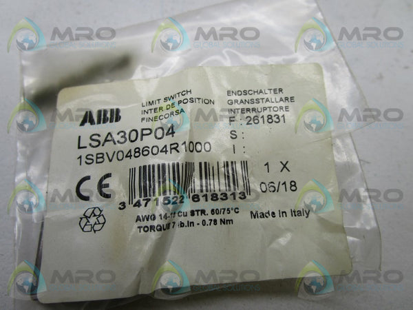 ABB LSA30P04 1SBV048604R1000 LIMIT SWITCH  NSMP