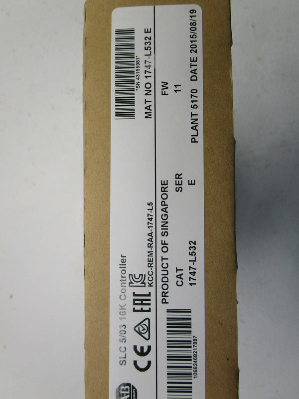 ALLEN BRADLEY 1747-L532 SER. E F/W 11 DATE: 2015  NSFS