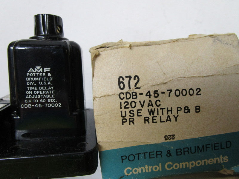 POTTER & BRUMFIELD CDB-45-70002 RELAY 120V  NSMP