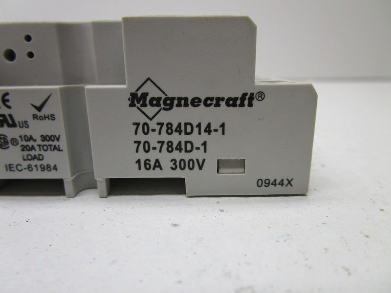 MAGNRCRAFT 70-784D14-1 RELAY SOCKET  NSNP
