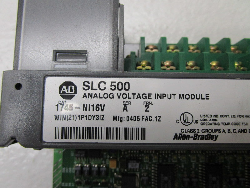 ALLEN BRADLEY 1746-NI16V SER. A F/W 2 (AS PICTURED)  UNMP
