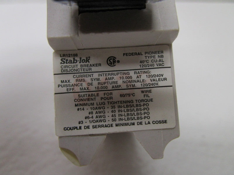 STAB-LOK NB130 CIRCUIT BREAKER 30A  UNMP