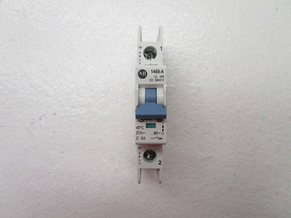 ALLEN BRADLEY 1489-A1C060 SER. A CIRCUIT BREAKER 6A  NSNP