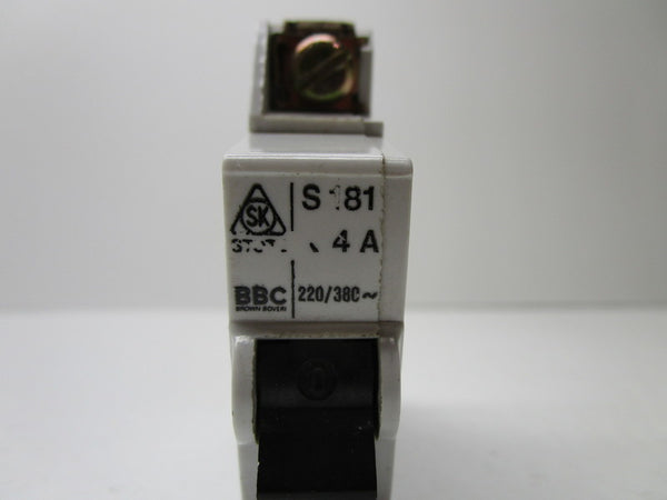 BBC S181-4A CIRCUIT BREAKER 4A  UNMP