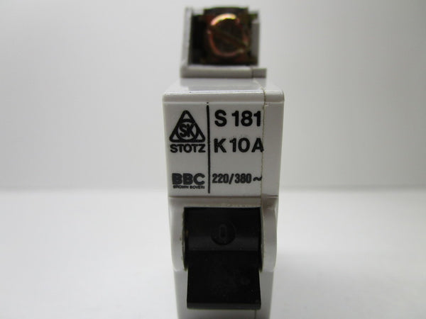BBC S181-K10A CIRCUIT BREAKER 10A  UNMP