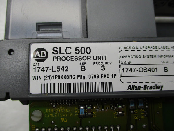ALLEN BRADLEY 1747-L542 SER. B F/W 7  NSNP