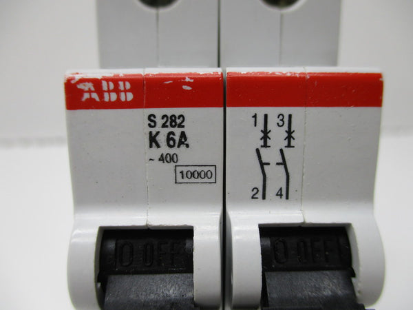 ABB S282-K6A CIRCUIT BREAKER 6A 400V  NSNP
